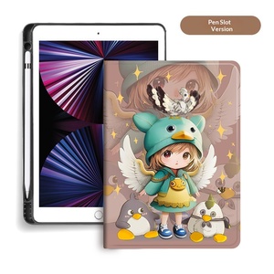 Funda Protectora para el Nuevo iPad <span class=keywords><strong>10</strong></span>, Mini 6, <span class=keywords><strong>Tablet</strong></span> 5 y Air 611, Diseño de Dibujos Animados Ultrafino con Ranura para Lápiz - Product Image 5