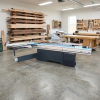 Scie à panneaux verticale haut de gamme pour le travail du bois, puissance 6,6 kW