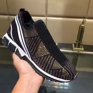 Producto de Moda 2026, Zapatos Casuales con Diamantes y Logotipo Personalizado, Nuevos Estilos de Diseñador, Zapatos Deportivos Rosas para Hombre, Estilo para Correr y Caminar - Product Image 5