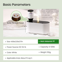 Diffuseur d'arômes automatique sans eau USB pour la maison avec logo personnalisé, vente en gros d'huiles essentielles, parfum, vaporisation automatique