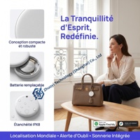 Traceur GPS AirTags mini rechargeable, étanche, petit format, micro-puce personnalisée, carte Mili, lot de 4, carte de crédit
