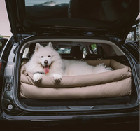 Zozooy OEM Vente en gros Lit surélevé de luxe rectangulaire pour chien, pour grands chiens, amovible, lavable, en éponge, imperméable, antidérapant, urbain