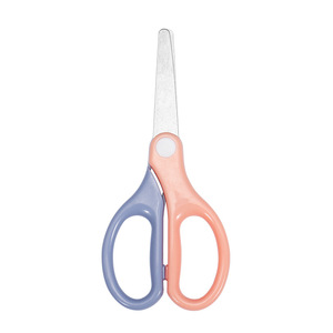 Office Scissors Stainless Steel Straight Head Purple Powder Home Use Bulk Size - Product Image 4