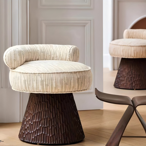 <span class=keywords><strong>Fauteuil</strong></span> Lounge Rond Moderne de Luxe, <span class=keywords><strong>Fauteuil</strong></span> en Tissu Design pour Villa/Maison de Luxe/<span class=keywords><strong>Salon</strong></span> d'Hôtel, Chaise Rembourrée - Product Image 5
