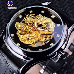Nuevo Forsining hombres luminosa mano oem personalizado <span class=keywords><strong>reloj</strong></span> automático movimiento <span class=keywords><strong>reloj</strong></span> de dragón - Product Image 2