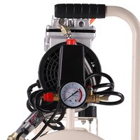 Compresseur d'air à piston sans huile EDON ED550-50L à faible bruit pour la pulvérisation de peinture avec réservoir de 50l