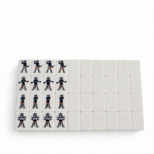 Jeu de Mahjong Moderne de Luxe en Plastique pour les Réunions d'Amis, les Soirées à la Maison, les Soirées Jeux - Product Image 1