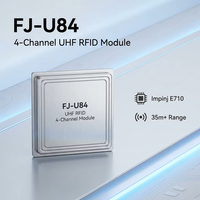Módulo RFID UHF de 4 Canales Impinj E710 ISO 18000-6C U84 25m+ 700+ Etiquetas/s, Lector Inteligente de Aleación de Aluminio para Gabinete de Herramientas y Uso Médico