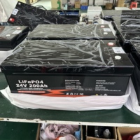 Batterie LiFePO4 à décharge profonde 12V 24V 48V 100Ah 200Ah 300Ah 400Ah 600Ah pour panneaux solaires, camping-cars et stockage d'énergie domestique