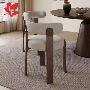 Chaise de salle à manger en bois massif de style nordique simple à bas prix Tobia <span class=keywords><strong>Scarpa</strong></span> avec coussin moelleux pour restaurant - Product Image 5