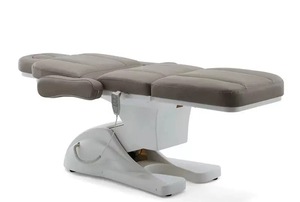 Cama Eléctrica Moderna Marrón para Técnicos de Pestañas, Mesa de Masaje Ajustable, Muebles para Clínica Estética, Tratamientos Faciales y de Pestañas, Belleza - Product Image 2