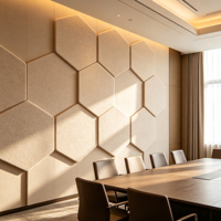Fabricant de panneaux acoustiques de haute qualité, panneaux absorbants du son en fibre de polyester pour l'aménagement intérieur d'hôtels, de bureaux et de commerces