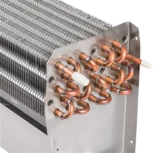 Air to water barrel heat exchanger