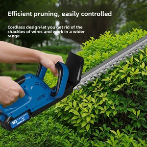 Industrial High-Power Lithium Battery Right-Handed Hedge <b>Trimmer</b> 55cm SK5 Steel Blade 20mm Cutting Capacity Pruning - Product Image 5