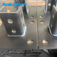 Plaque de base de poteau en acier inoxydable Unistrut c Channel Fitting