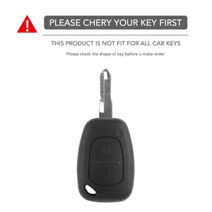<span class=keywords><strong>Housse</strong></span> de clé en silicone à <span class=keywords><strong>2</strong></span> boutons, pour Opel Vauxhall Vivaro Movano Renault Master Trafic <span class=keywords><strong>Kangoo</strong></span> Nissan Primastar, coque de télécommande - Product Image 2