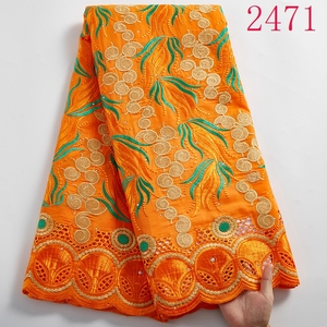 Tissu africain en dentelle sèche pour robe de mariée, Voile suisse, fabrication de dentelle, matériau africain, de haute qualité, <span class=keywords><strong>2021</strong></span>, 2471 - Product Image 5
