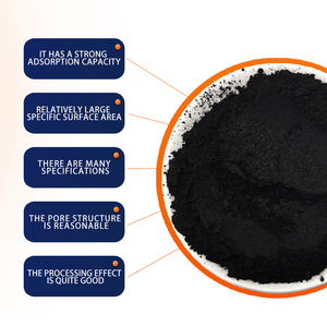 Poudre de charbon actif de bambou de haute qualité à 98 % de pureté pour l'élimination des huiles, prix par tonne, additifs pétroliers, prix du marché - Product Image 2