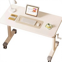Bureau d'écriture ergonomique en bois réglable en hauteur, table d'étude pour étudiants, table d'ordinateur durable, table de bureau pour la maison