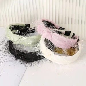 Diadema de tela para mujer con nudo, para uso diario, material textil, hecha a mano, Jinhua Primavera 2022 - Product Image 1