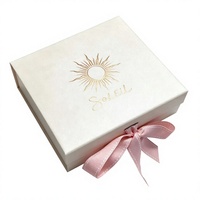 Caja de Regalo Magnética Plegable de Lujo, Embalaje de Cartón Reciclable de Tamaño Personalizado, Caja Magnética con Tapa Magnética