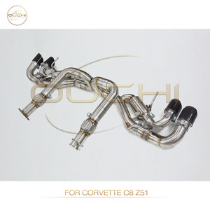Échappement Catback pour <span class=keywords><strong>Corvette</strong></span> C8 Z51 avec soupape d'échappement, tuyaux d'échappement en acier inoxydable, pièces de performance automobile de haute qualité - Product Image 6