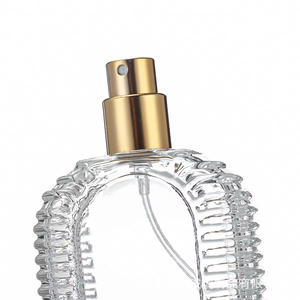 Glass <b>Perfume</b> <b>Bottle</b> Luxury Vintage Round Design <b>Perfume</b> <b>Bottle</b> 50ml 100ml Customized Transparent Glass <b>Sample</b> - Product Image 5