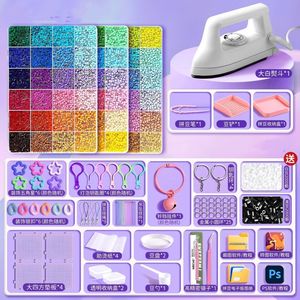 Ensemble de jeu pour filles en gros en <span class=keywords><strong>ligne</strong></span>, perles en plastique DIY de différentes couleurs de 2,6 mm, <span class=keywords><strong>jouets</strong></span>, perles <span class=keywords><strong>à</strong></span> repasser bon marché, kit de perles unisexe pour enfants - Product Image 3