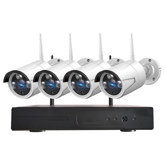 Security Camera NVR System,4Pcs 5MP Night Vision WiFi Waterproof Security Surveillance Cameras
