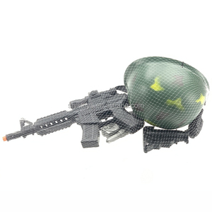 Kids Role Play <strong>Army</strong> <strong>Helmet</strong> Kit Cosplay Military Gun Toys Set Soldier Costume Toy - Product Image 4