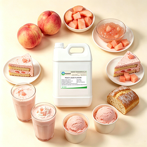 Esencia Líquida de Sabor a Melocotón para Helados, Gelato, Pudín y Postres - Product Image 1