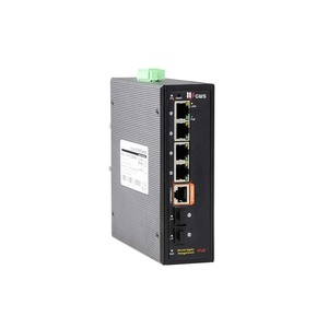 Commutateurs réseau industriels PoE gérés Gigabit à 6 ports, prise en charge IEEE 802.3 Af/At sur 1 à 4 ports - Product Image 4