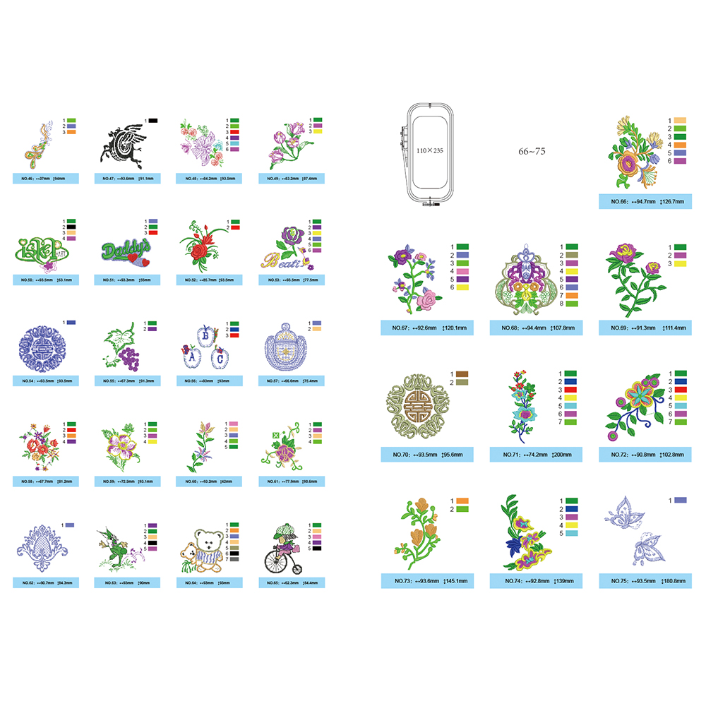 domestic embroidery machine