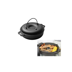 <span class=keywords><strong>Sartén</strong></span> de batata asada ecológica de hierro fundido, <span class=keywords><strong>sartén</strong></span> de batata asada multifunción con asas, horno de <span class=keywords><strong>castañas</strong></span> de patata de maíz - Product Image 6