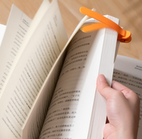 Marque-pages automatiques et clips de page en silicone, jolis marque-pages pour les amateurs de livres |   Suiveur de page automatique