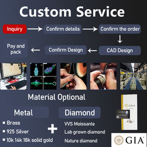 Ciondolo personalizzato Moissanite VVS doppio strato Iced Out singolo nome iniziale lettera CZ ciondolo personalizzato A-Z gioielli Hip Hop - Product Image 6