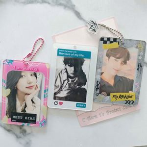 Best Selling Wholesale Transparent Acrylic Photo Card Holders Custom <b>Anime</b> <b>Keychains</b> Cars Holder for Credit Card Kpop - Product Image 3