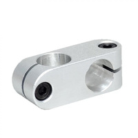 Pièces de rechange pour convoyeur sur le marché d'outre-mer Tube de support de rail de guidage réglable pinces croisées en acier inoxydable