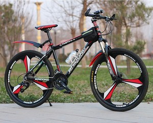 Bicicletta da <span class=keywords><strong>Montagna</strong></span> da <span class=keywords><strong>Uomo</strong></span> 24/26 Pollici con Ruota Integrale, Telaio in Acciaio ad Alto Tenore di Carbonio, Doppio Freno a Disco, Pedale Standard, Vendita all'Ingrosso - Product Image 3