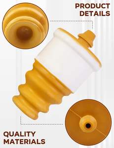 Kit de butées de suspension avant et arrière pour <span class=keywords><strong>Fiat</strong></span> <span class=keywords><strong>500</strong></span> Abarth, Panda 2012-2023, bloc tampon en caoutchouc pour <span class=keywords><strong>amortisseur</strong></span>, 1 paire/ensemble - Product Image 4