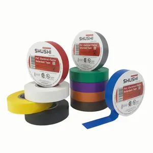 Free samples colorful pvc tape rubber adhesive insulation tape for electrical industry