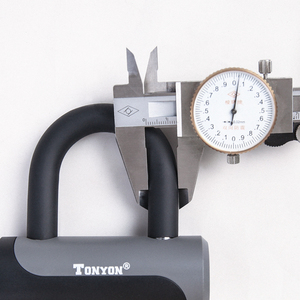 टोनीऑन एक्सेसरीज फैक्ट्री मिनी स्टील एब्स साइकिल थम्प्ड शीयर यू शेप साइकिल यू लॉक बाइक लॉक - Product Image 3