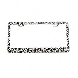 Marco de Matrícula Doble para Coche, Blanco, Económico, Simple, Universal, de Alta Calidad - Product Image 4