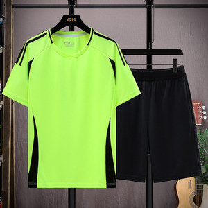 Conjunto de Uniforme de Fútbol para Hombres, Mujeres, Adultos y Niños, Manga Corta, Pantalones Cortos, Traje Deportivo, Compra en Grupo, Uniforme de Equipo Personalizado para Competencia, Dos Piezas - Product Image 4