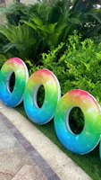 Bouées gonflables en PVC écologiques, style 2025, certifiées CE, pour enfants, prix usine, design tendance