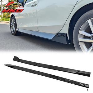 เหมาะสำหรับ Honda Civic Sedan ปี 2022-2026 สเกิร์ตข้างลายคาร์บอนไฟเบอร์ - Product Image 1