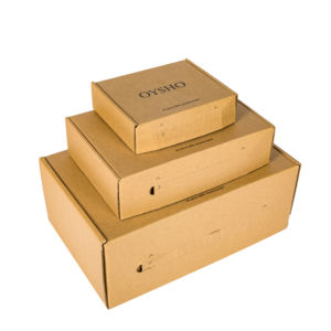 定制牛皮纸飞机形状服装盒瓦楞纸板纸服装内衣袜子紫外线优势撕裂包装文件夹 - Product Image 1