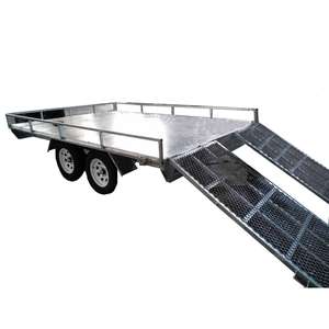 <span class=keywords><strong>Remorque</strong></span> à plat avec serrure de conteneur pour le transport de conteneur - Product Image 3