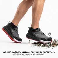 Chaussures de sécurité style sport en microfibre quatre saisons, légères, antidérapantes, imperméables et antistatiques – Offre Spéciale
