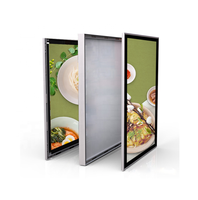 Boîte à lumière magnétique led magnifiquement conçue boîte à lumière magnétique led mince tableau de menu ristorante
